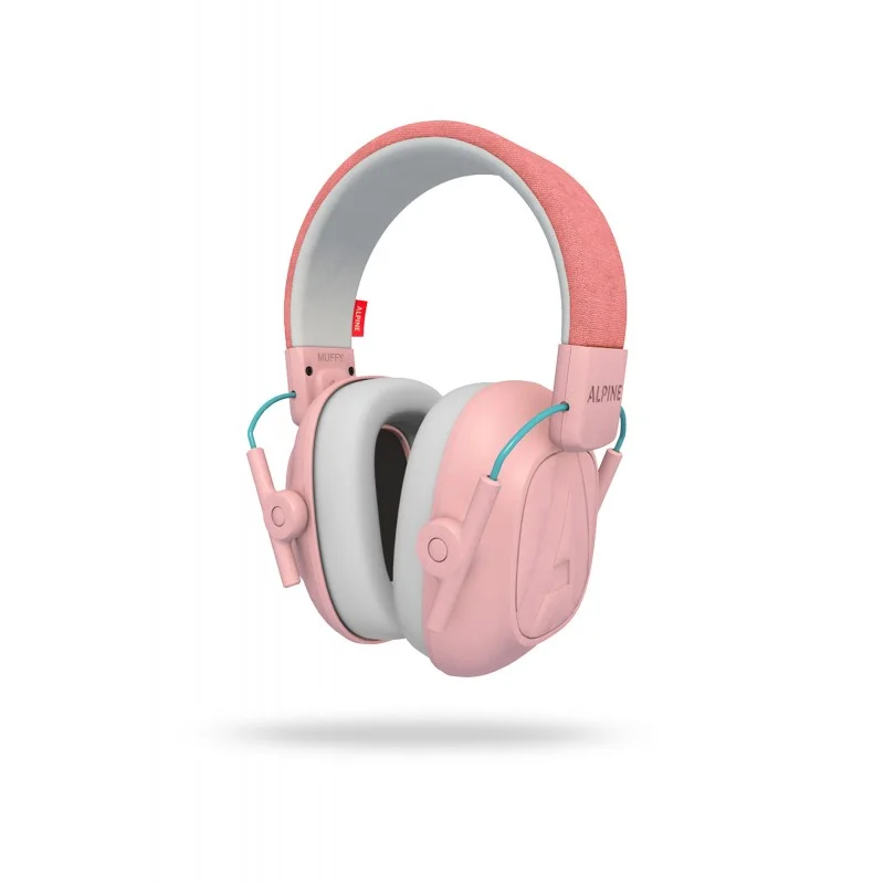 ALPINE CASQUE MUFFY KIDS ROSE Authentique