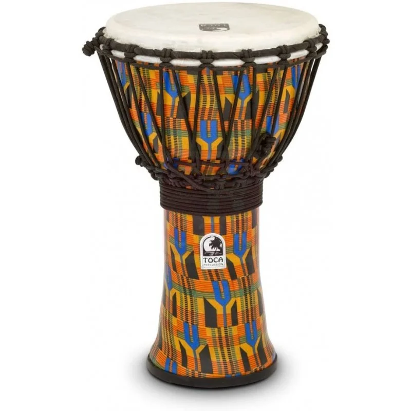 TOCA DJEMBE 9 FREESTYLE KENTE CLOTH Meilleur Prix