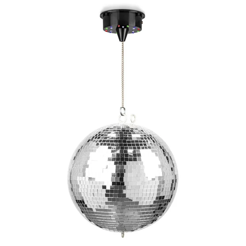 FUZZIX BOULE À FACETTES 30CM AVEC MOTEUR ET LEDS - MB30ML Jusqu'à Épuisement Des Stocks