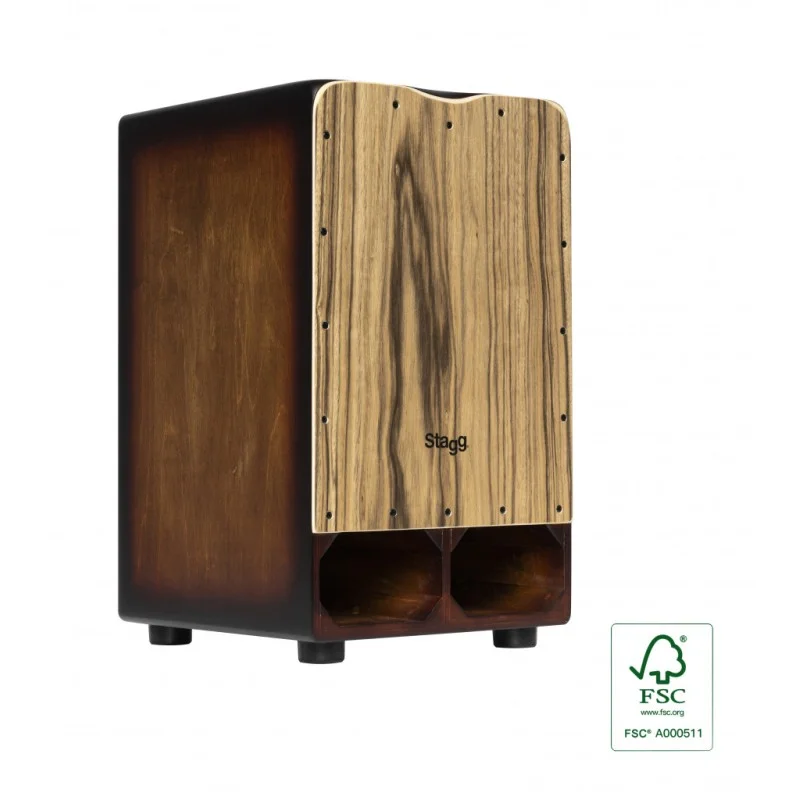 Bon Plan STAGG CAJON CANNON EBONY