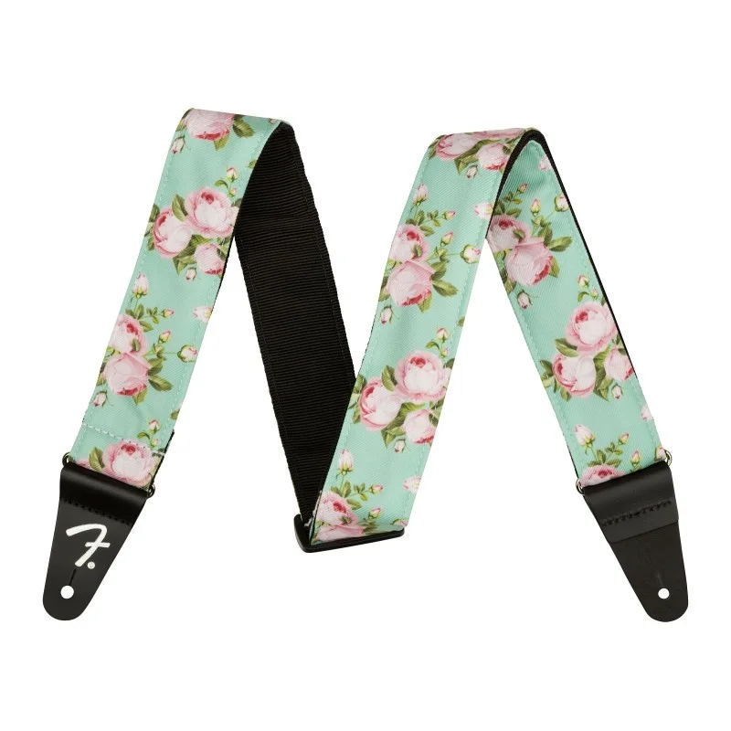 Meilleure Vente FENDER SANGLE FLORAL STRAPS SURF GREEN