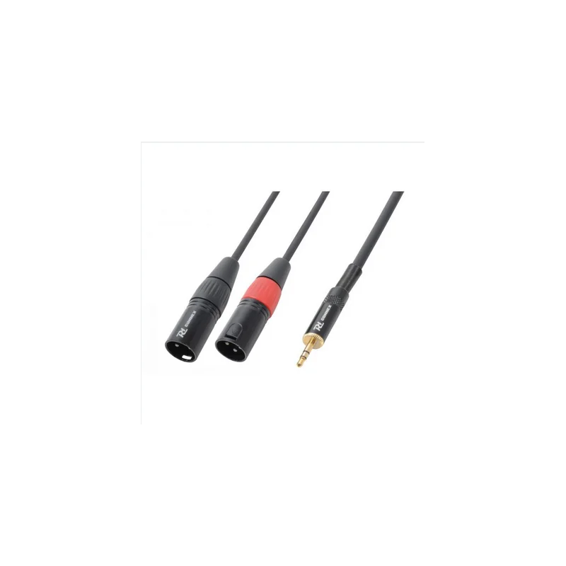PDCONNEX CABLE DOUBLE XLR MINI JACK STEREO Prix Promo