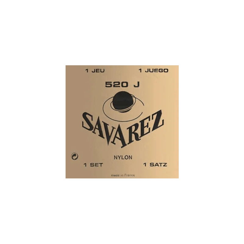 Satisfait Ou Remboursé SAVAREZ JAUNE GUITARE CLASSIQUE TENSION TRS FORTE 520J