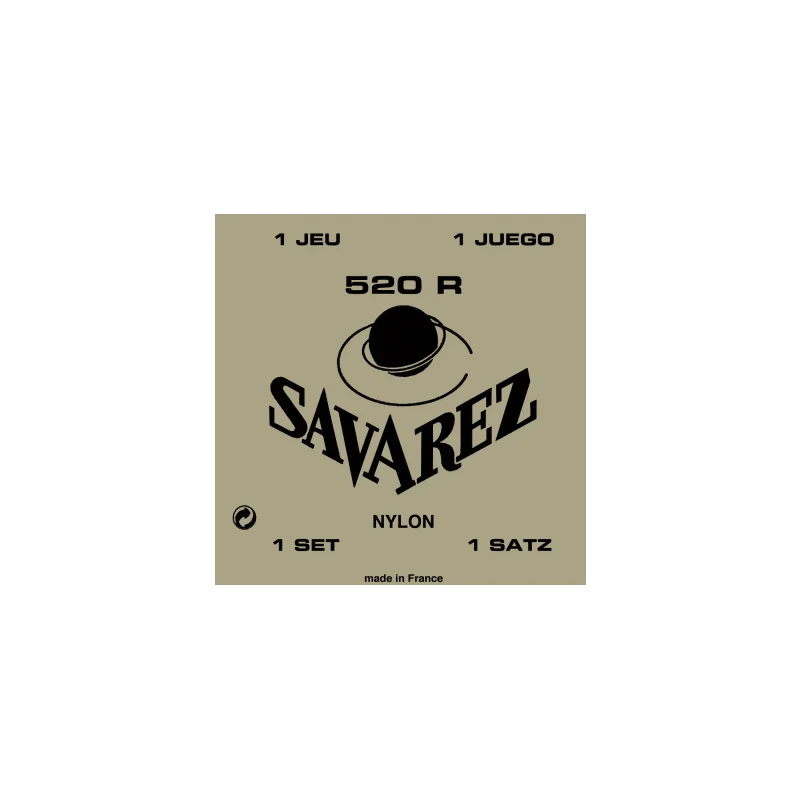 Meilleur Choix SAVAREZ CARTE ROUGE GUITARE CLASSIQUE TENSION FORTE 520R