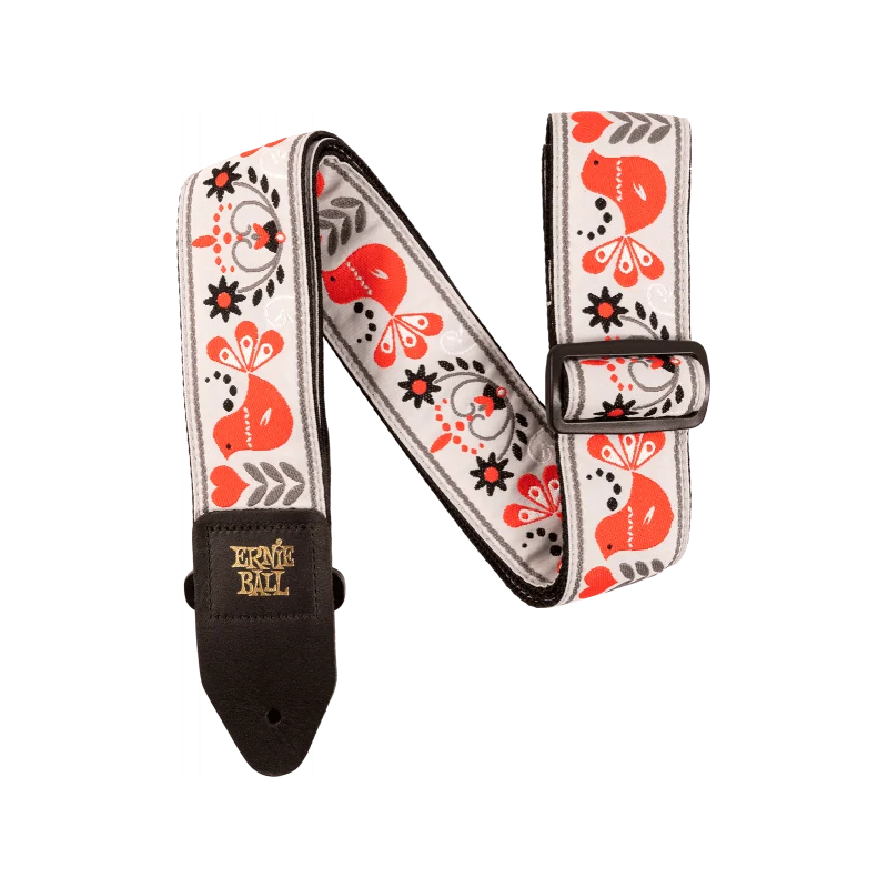 Produit De Marque ERNIE BALL SANGLE JACQUARD RED BIRD WINTER