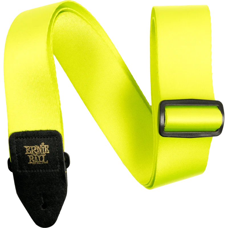 Usine Directe ERNIE BALL SANGLE PREMIUM JAUNE FLUO