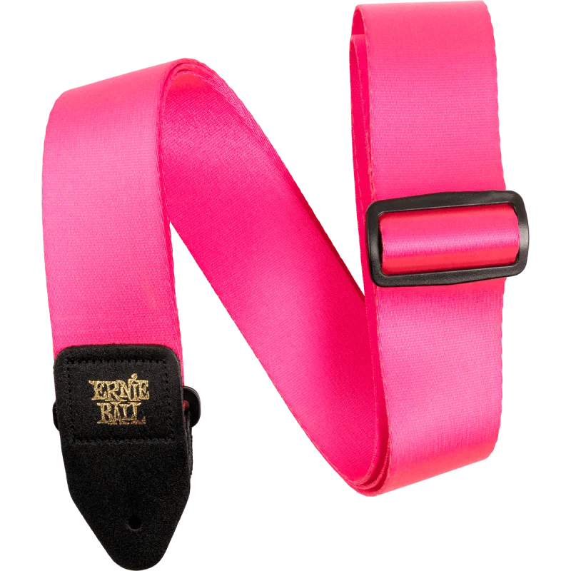 ERNIE BALL SANGLE PREMIUM ROSE FLUO Meilleur Prix