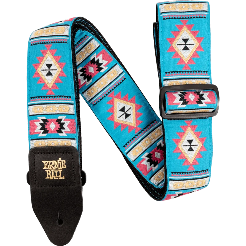 Offre Spéciale ERNIE BALL SANGLE JACQUARD SEDONA BLUE