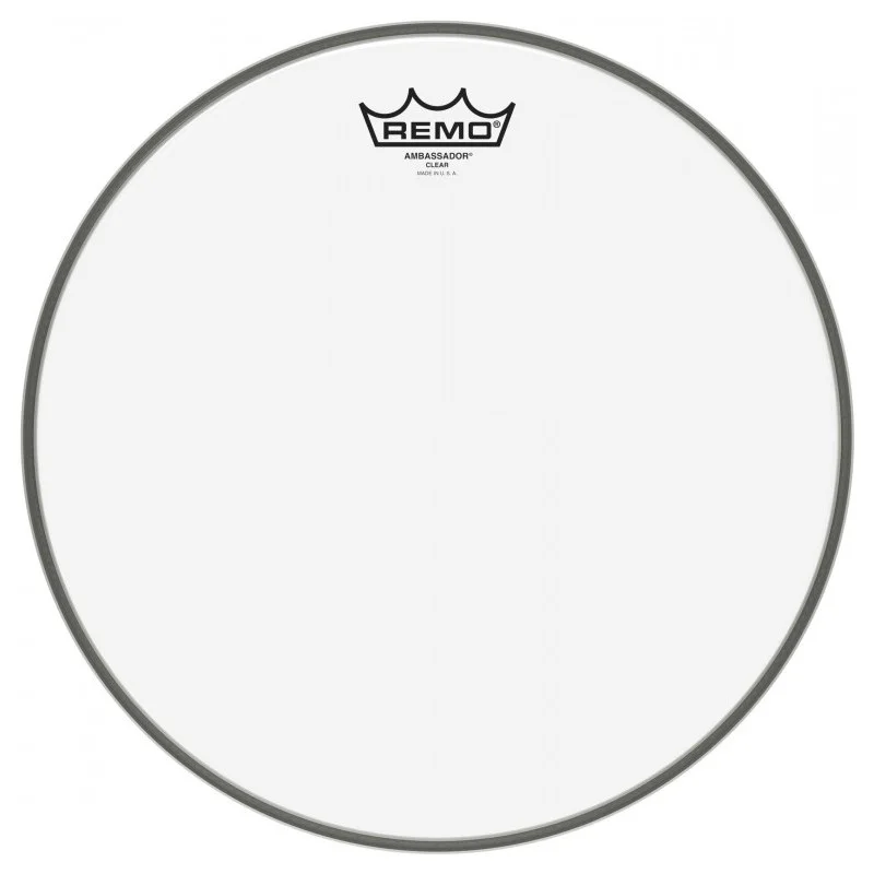 REMO PEAU AMBASSADOR TRANSPARENTE 13 POUR TOM/ CAISSE CLAIRE Nouvel Arrivage