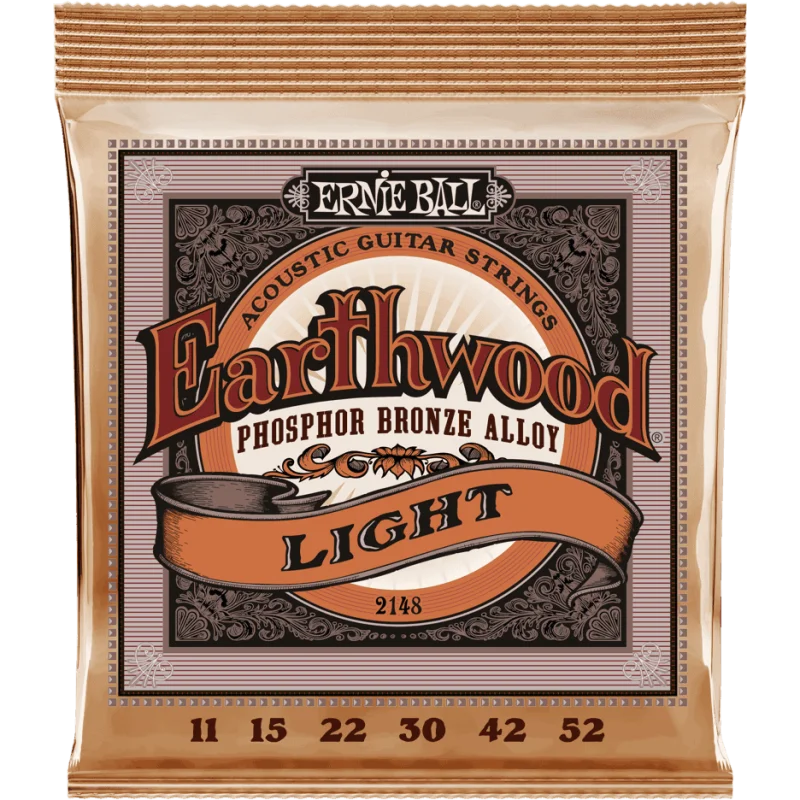 Top Vente ERNIE BALL EARTHWOOD PHOSPHORE BRONZE LIGHT 11-52