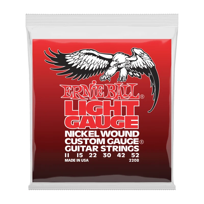 ERNIE BALL NICKEL WOUND CUSTOM GAUGE LIGHT 11-52 Réduction