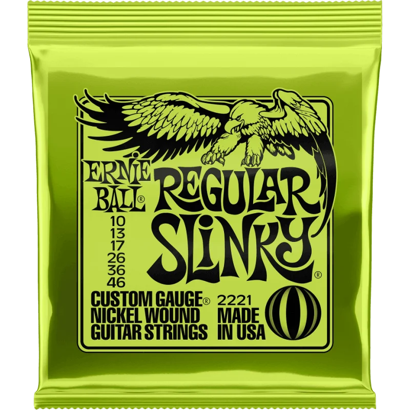 Expédié Aujourd'hui ERNIE BALL REGULAR SLINKY 10-46 2221