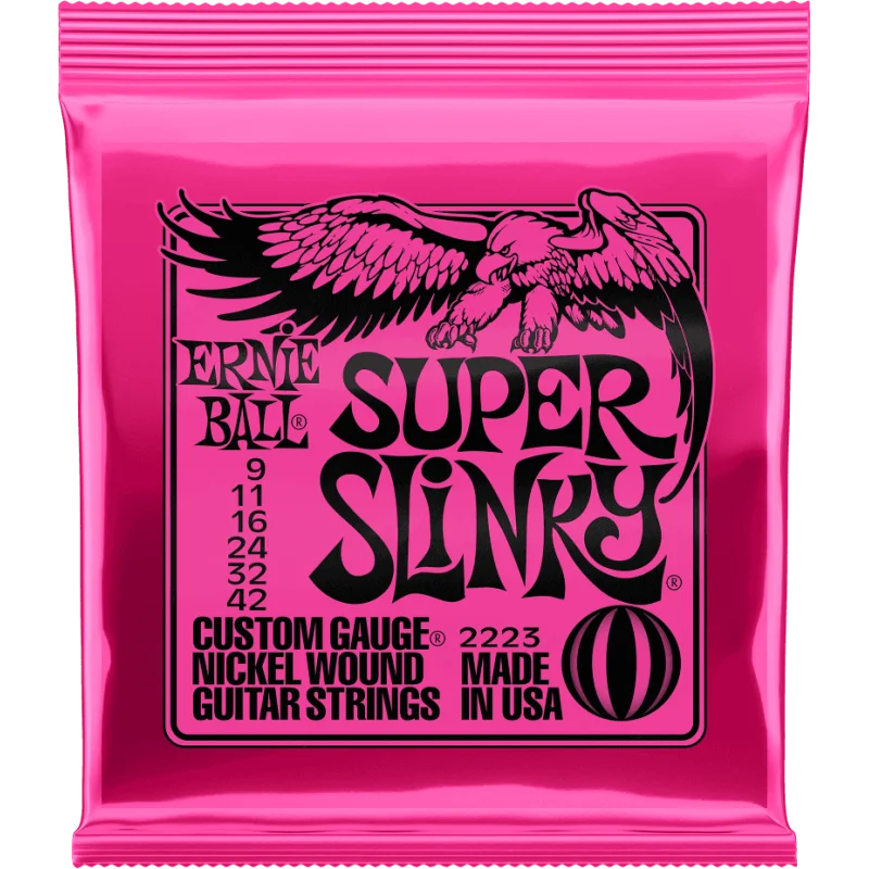 Seulement Aujourd'hui ERNIE BALL 2223 SUPER SLINKY 9-42