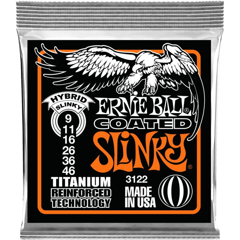ERNIE BALL COATED SLINKY 9-46 (3122) Prix Bas