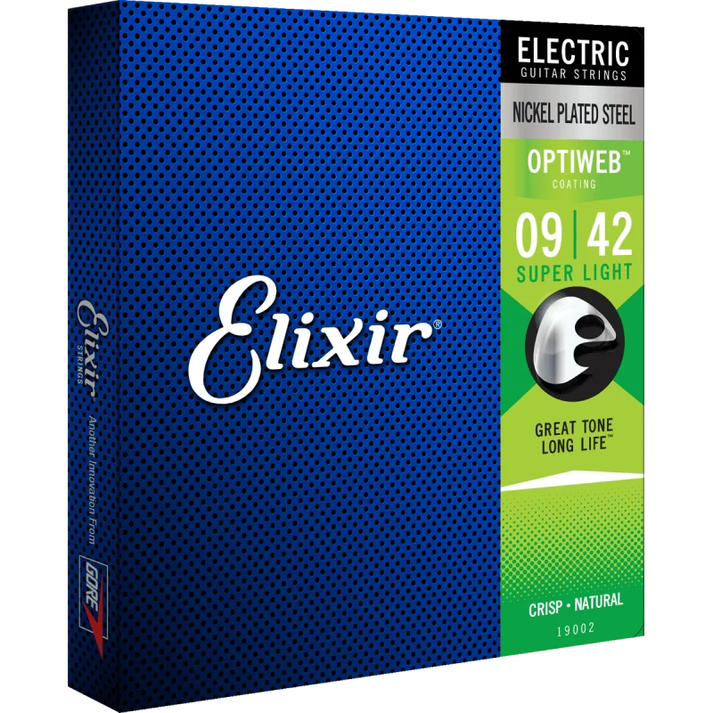 Dernier Modèle ELIXIR CORDES ELECTRIC OPTIWEB SL 09-42 19002