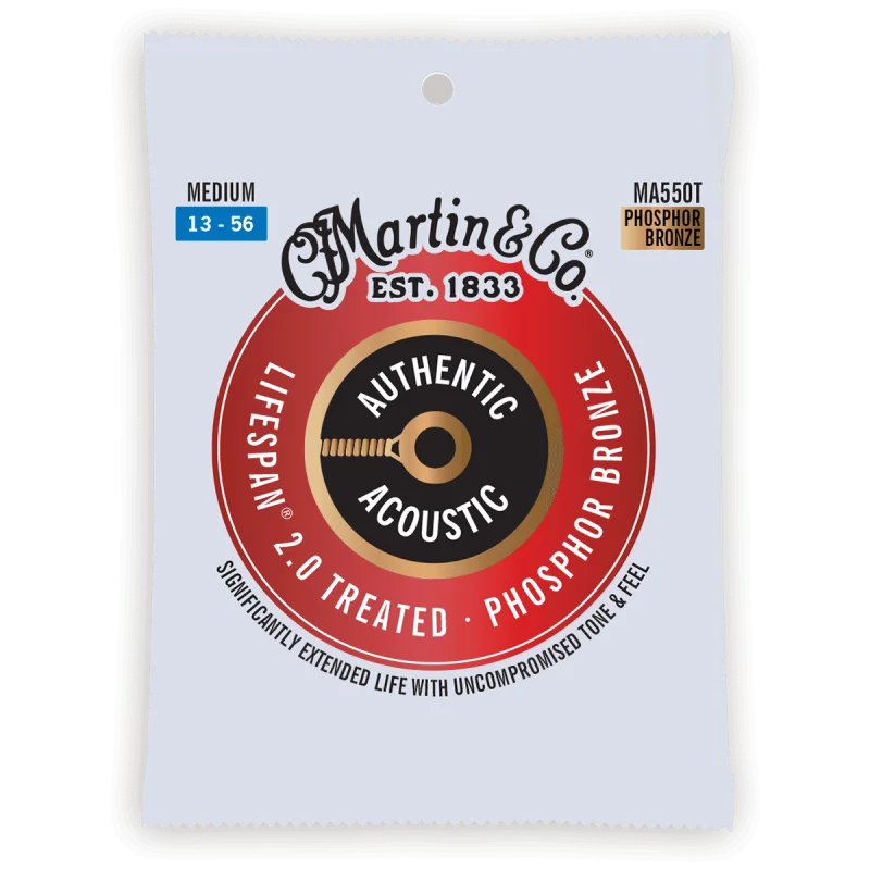 Expédition Rapide MARTIN MA550T CORDES AUTHENTIC TREATED, MEDIUM, 92/8