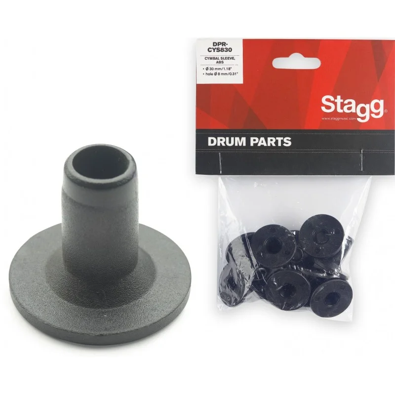 Meilleure Vente STAGG PAQUET DE DIX SUPPORTS DE 8MM EN NYLON POUR CYMABLE