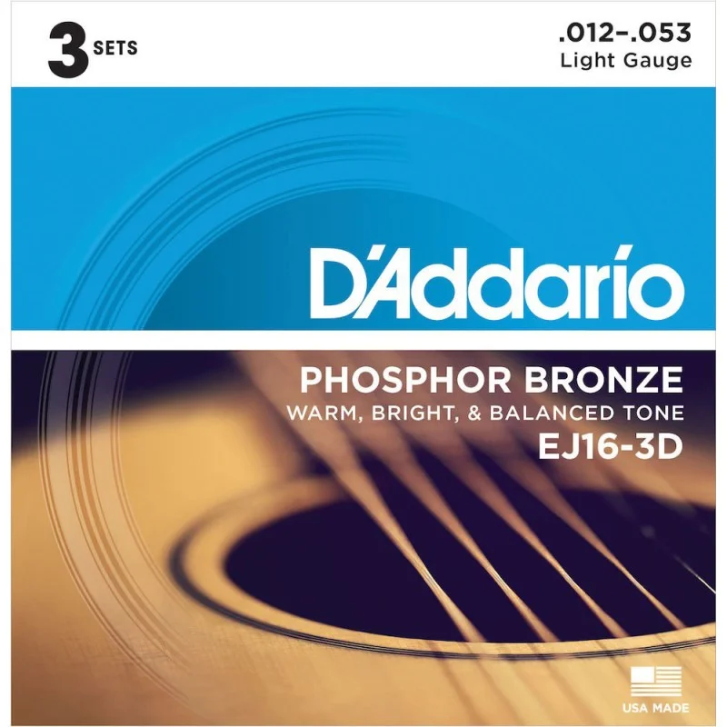 DADDARIO EJ16-3D Vente Directe