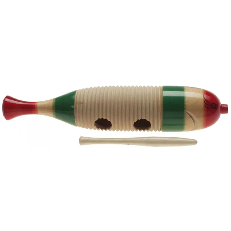 STAGG PETIT GUIRO EN BOIS EN FORME DE POISSON GUF-141S Expédition Rapide