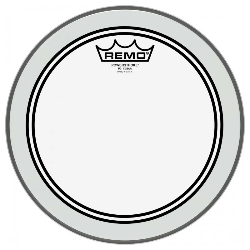 REMO PEAU POWERSTROKE 3 AMBASSADOR TRANSPARENTE 10 POUR TOM/ CAISSE C Marque