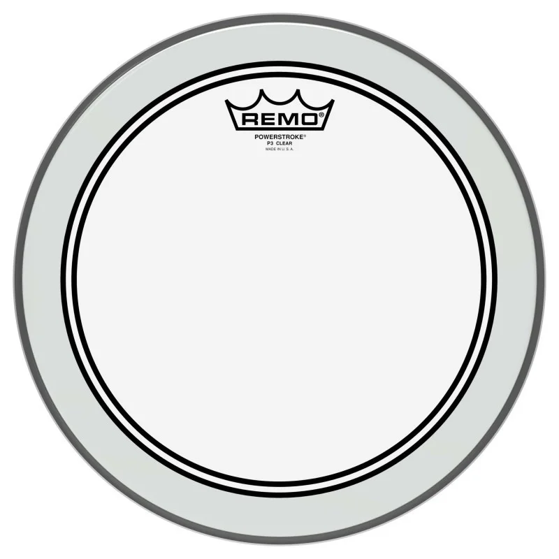REMO PEAU POWERSTROKE 3 AMBASSADOR TRANSPARENTE 12 POUR TOM/ CAISSE C Populaire