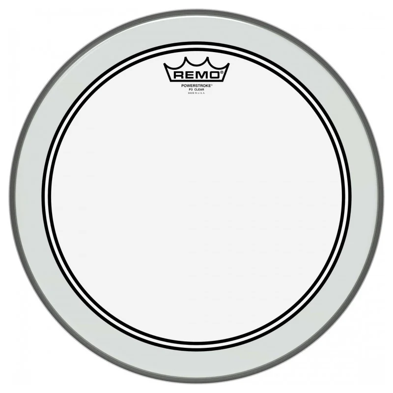 Meilleur Choix REMO PEAU POWERSTROKE 3 AMBASSADOR TRANSPARENTE 13 POUR TOM/ CAISSE C