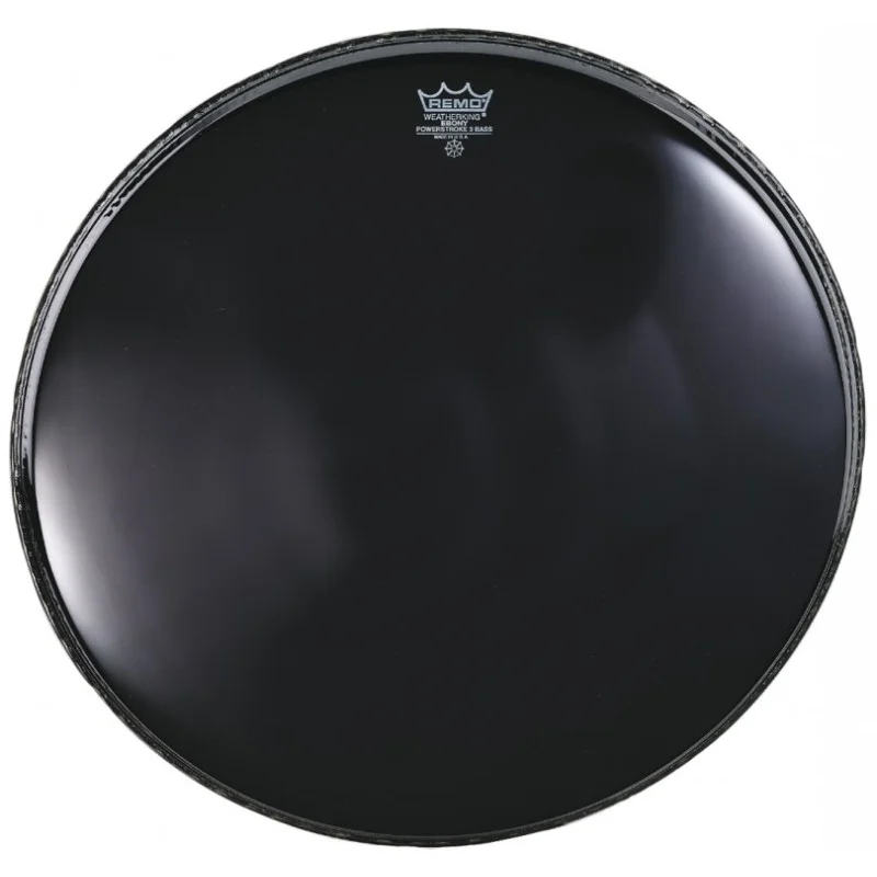 Solde REMO PEAU POWERSTROKE 3 EBONY 18 + RENFORT POUR GROSSE CAISSE