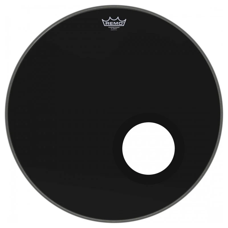 REMO PEAU POWERSTROKE 3 EBONY 22 POUR GROSSE CAISSE Usine Directe