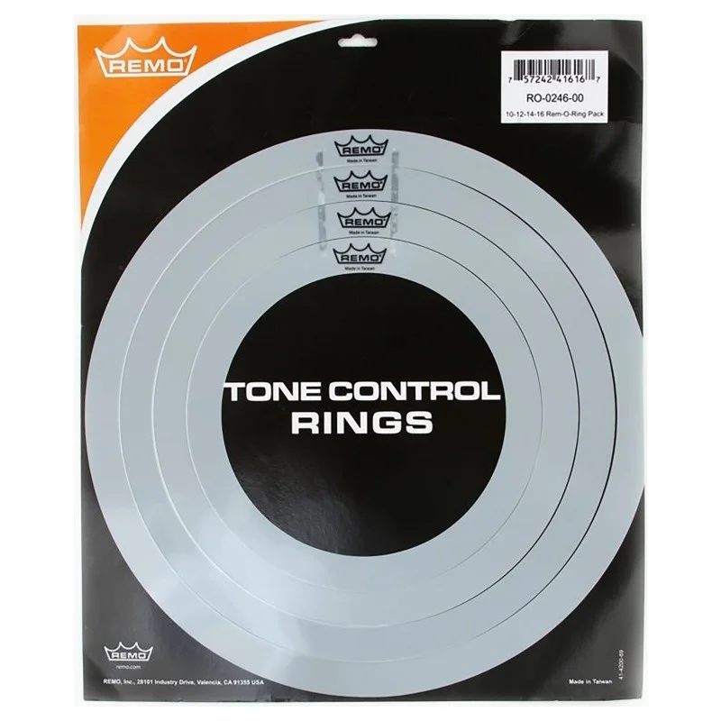 REMO SET DANNEAUX ATTENUATEURS DHARMONIQUES (REMOS SOUND CONTROL RING Dernière Chance
