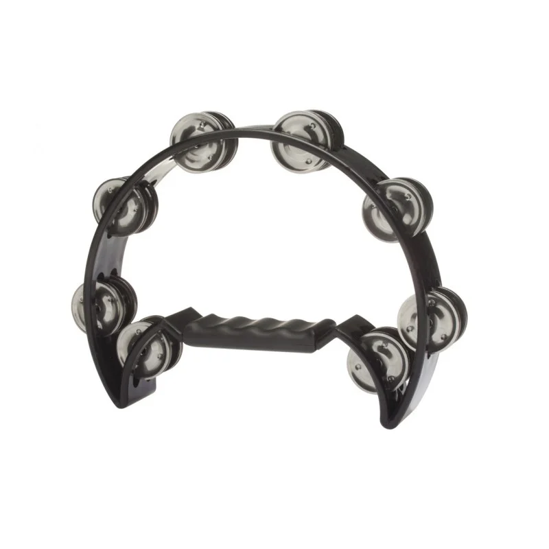 STAGG TAMBOURIN DEMI-LUNE EN PLASTIQUE TAB-2-BK Offre Exclusive