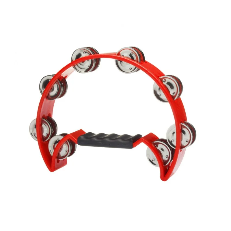 STAGG TAMBOURIN DEMI-LUNE EN PLASTIQUE AVEC 16 CYMBALETTES TAN-2-RD Petit Prix