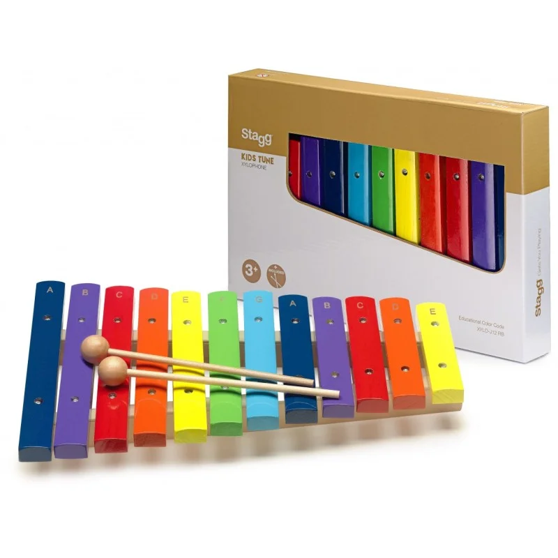 Paiement Sécurisé STAGG XYLOPHONE AVEC 12 LAMES XYLO-J12-RB