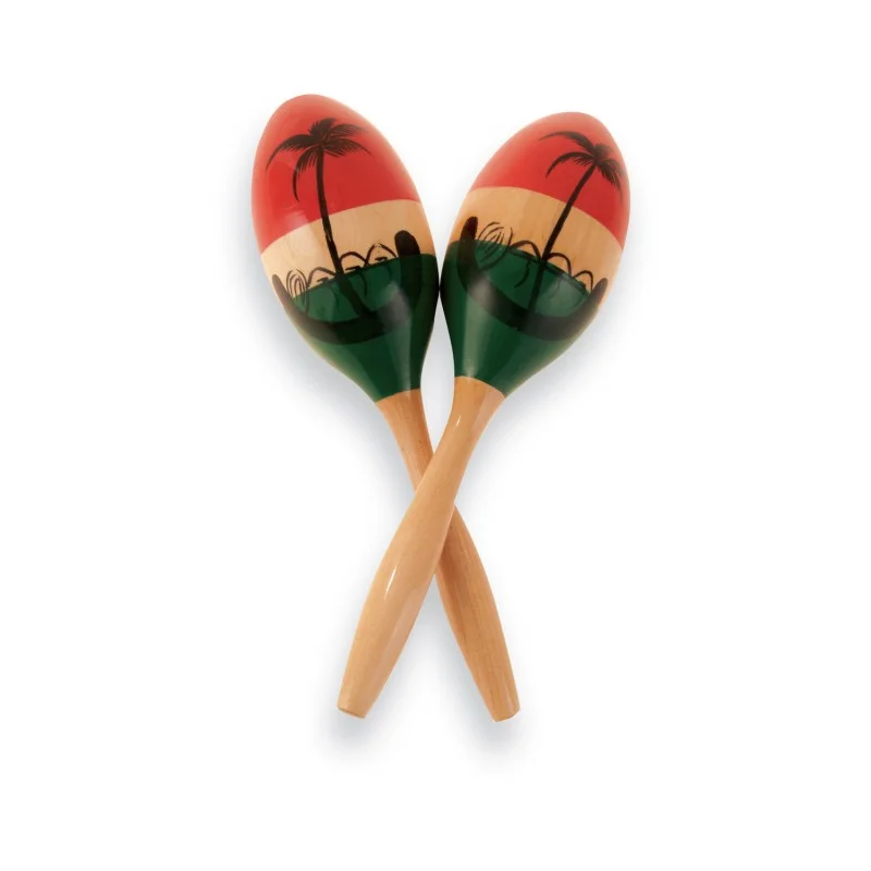 Achat Immédiat LATIN PERCUSSION MARACAS CP BOIS PEINT