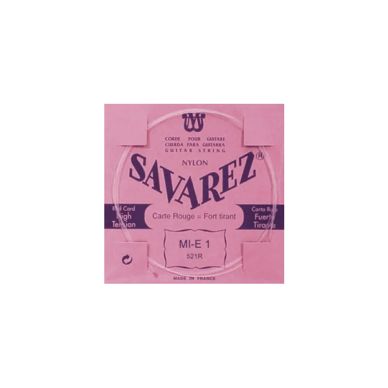 SAVAREZ ROUGE CORDE CLASSIQUE MI1 Nouvelle Collection