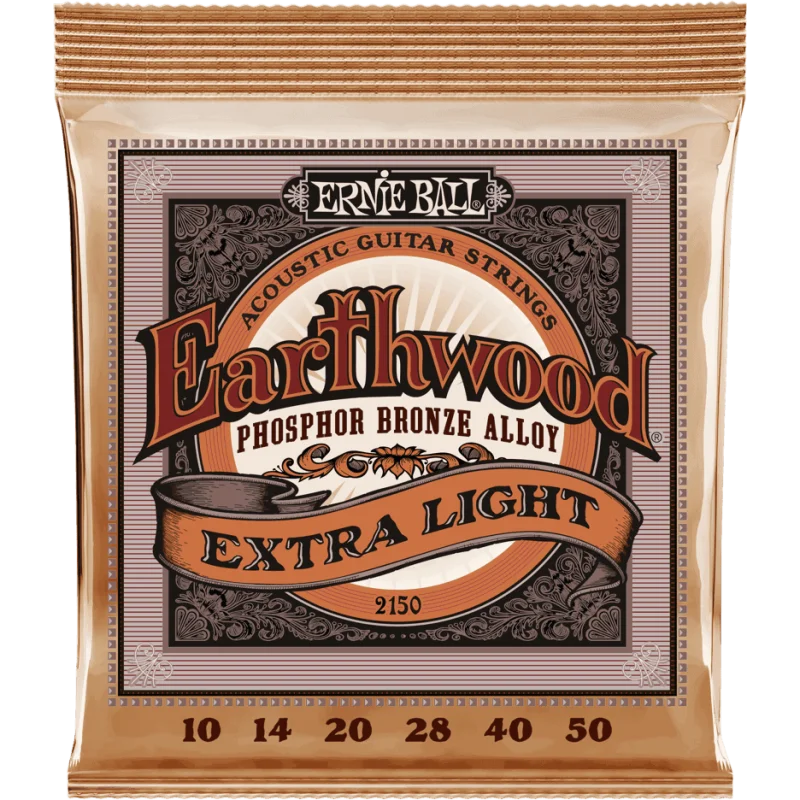 ERNIE BALL EARTHWOOD PHOSPHORE BRONZE EXTRA LIGHT 10-50 Pas Cher