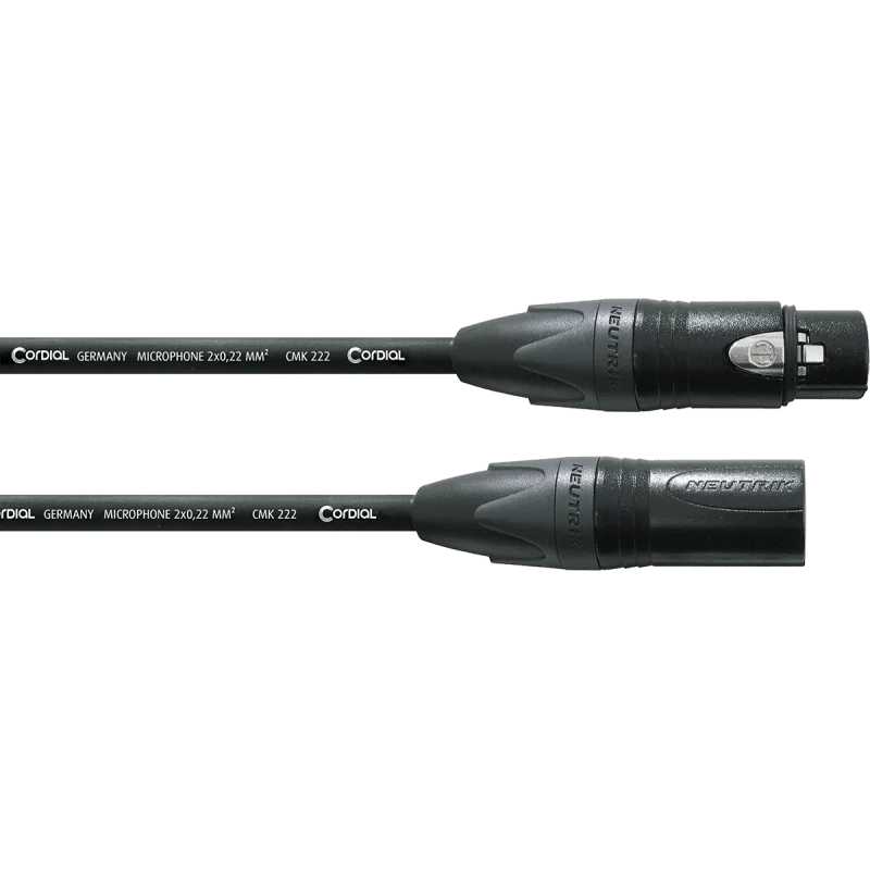 CORDIAL XLR/XLR 6M NEUTRIK Dernière Chance