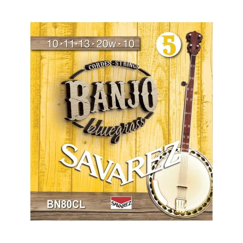 Offre Exclusive SAVAREZ BANJO BLUEGRASS A BOUCLE BN80CL