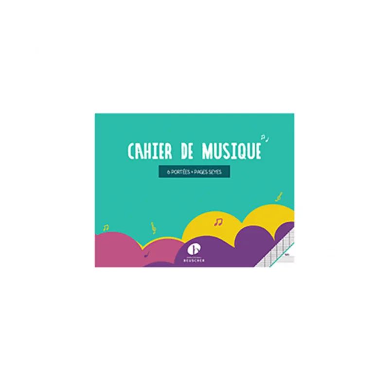 Réduction CAHIER MIXTE 6 PORTEES