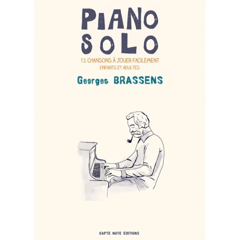 PIANO SOLO GEORGES BRASSENS Prix Promo