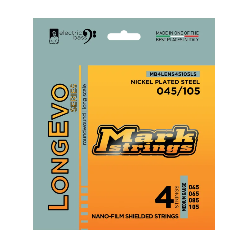 MARK STRINGS LONG EVO NICKEL PLATED STEEL 45/105 Authentique