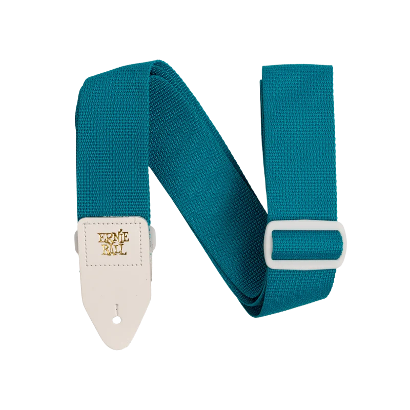 Nouvelle Collection ERNIE BALL POLYPRO BLEU SARCELLE ET BLANCHE