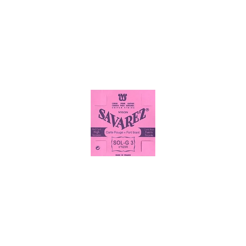 Produit De Marque SAVAREZ CORDE SOL3 ROUGE