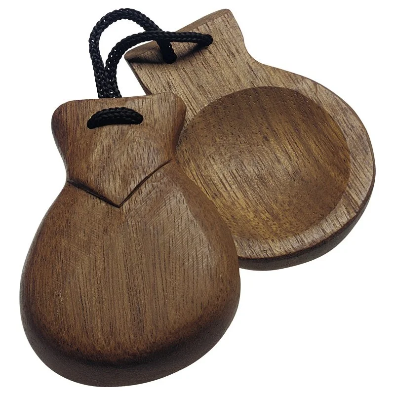 PAIRE DE CASTAGNETTES EN BOIS Retour Gratuit