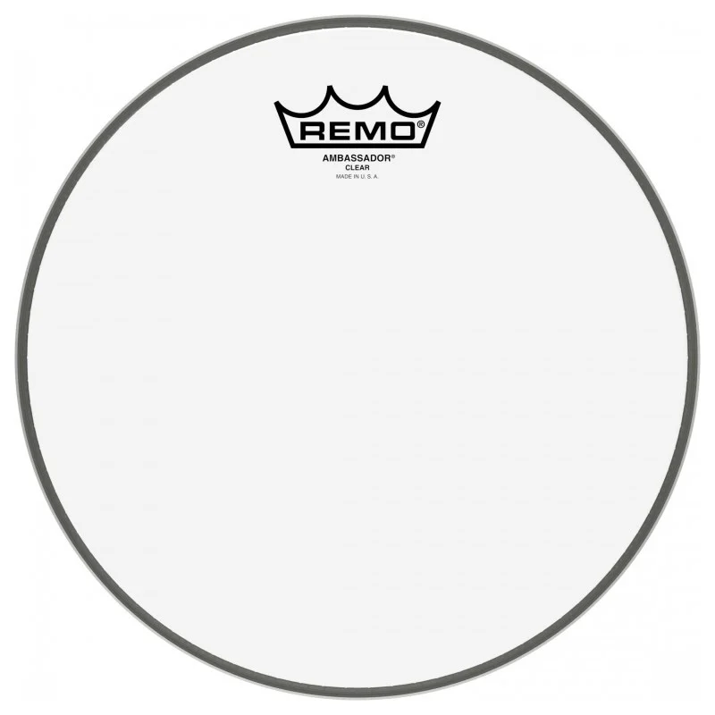 Populaire REMO PEAU AMBASSADOR TRANSPARENTE 10 POUR TOM/ CAISSE CLAIRE