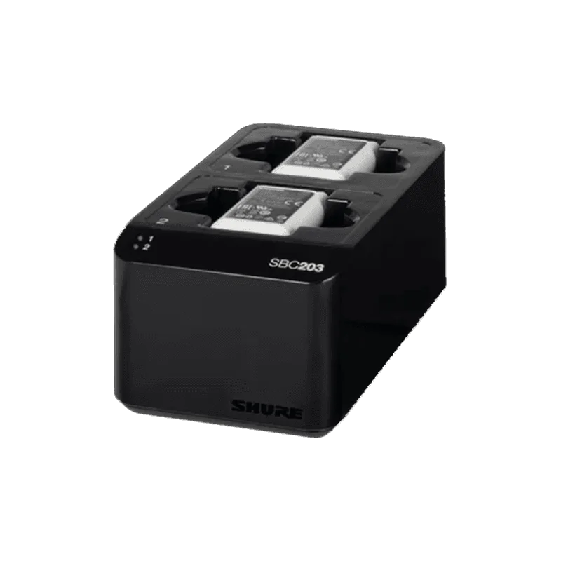SHURE CHARGEUR 2 BAIES SBC203 Prix Réduit