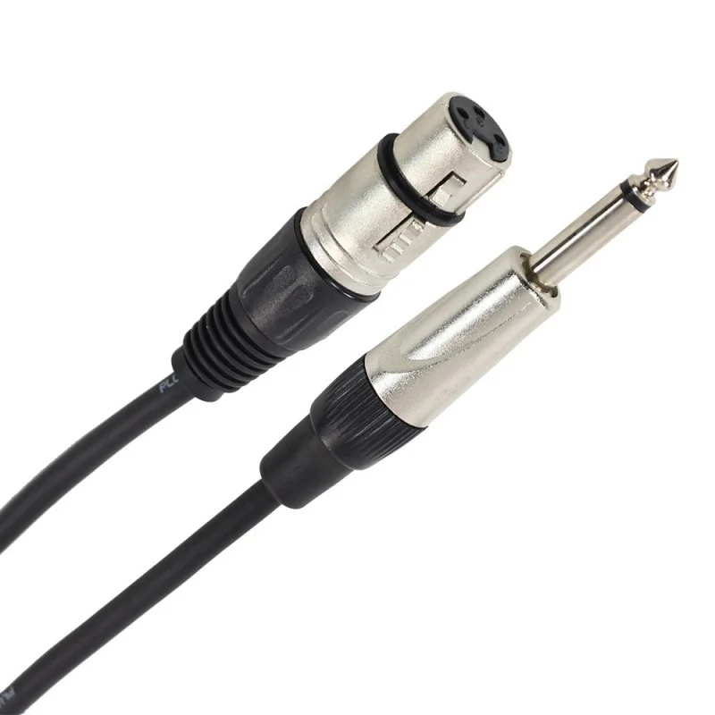 Plugger - Câble XLR Femelle 3b - Jack Mâle Mono 3m Easy Achat Immédiat