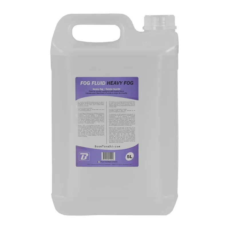 BoomTone DJ - Heavy Fog Fluid 5L Retour Gratuit