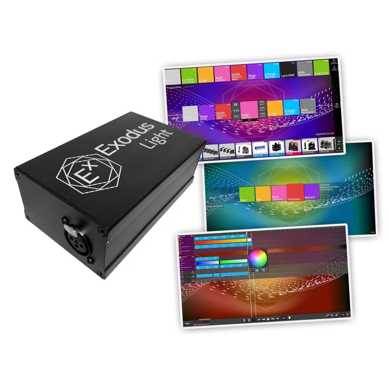 Exodus - Cable Logiciel d‘éclairage DMX Retour Gratuit