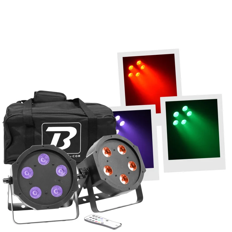 BoomTone DJ - FLAT PAR 5X5W 4IN1 SET Achetez Aujourd'hui