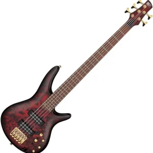 Prix Choc Ibanez Standard SR305EDX WZM 5-String - wine red frozen matte